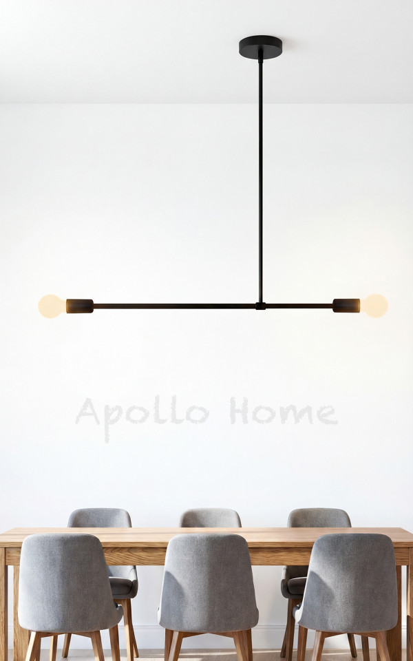 Đèn ngang dài treo trần tối giản trang trí DTT 8208A